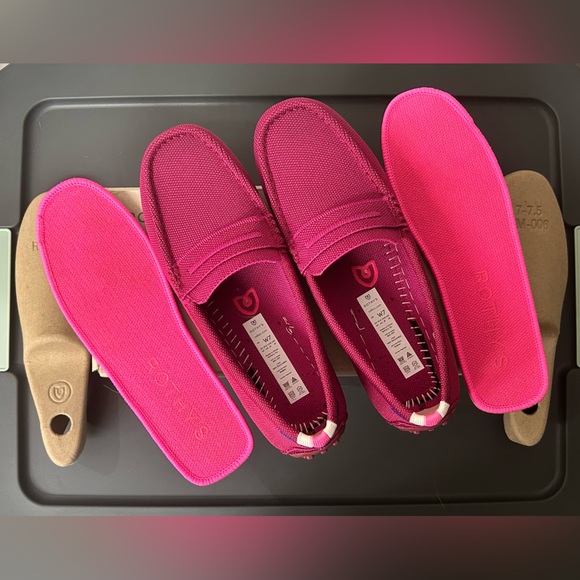 Like-New (Worn Once!) Rothy's The Driver in Raspberry - Picture 10 of 10